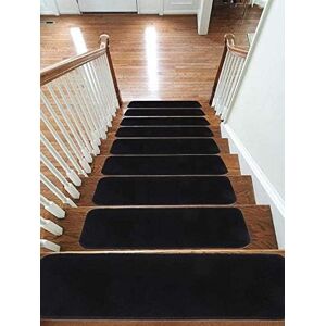 Emmahome Carpet Stair Treads Non-Slip Machine Washable Mats/rugs, 22x67cm, 11mm Emmahome Carpet Stair Treads Non-Slip Machine Washable Mats/rugs, 22x67cm, 11mm