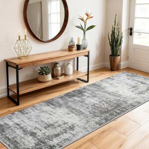 Soanny Runner Rug, 60x180 cm Abstract Low Pile Carpet, Non-Slip Washable Area Mat Fo Soanny Runner Rug, 60x180 cm Abstract Low Pile Carpet, Non-Slip Washable Area Mat Fo