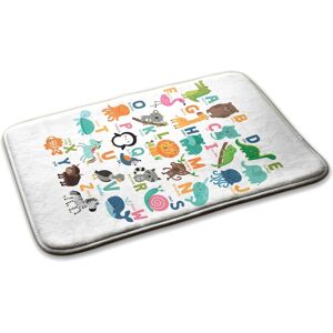 Decormat Carpet Non Slip Floor Rug Soft Bedroom Non Slip Animal Alphabet 75cm X 45cm Decormat Carpet Non Slip Floor Rug Soft Bedroom Non Slip Animal Alphabet 75cm X 45cm