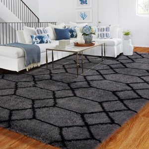Shenzhen Boyi Technology Co., Ltd Geometric Rug For Bedroom, 120x180 Grey And Black Living Room Area Rugs For Kids Shenzhen Boyi Technology Co., Ltd Geometric Rug For Bedroom, 120x180 Grey And Black Living Room Area Rugs For Kids