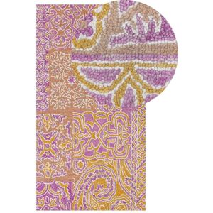 Beliani Wool Area Rug - Multicolour 80x150cm Oriental Pattern Beliani Wool Area Rug - Multicolour 80x150cm Oriental Pattern