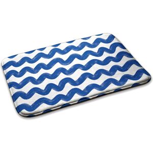 Decormat Floor Mat Carpet Non Slip Bedroom Rug Floor Carpet Blue Waves 75cm X 45cm Decormat Floor Mat Carpet Non Slip Bedroom Rug Floor Carpet Blue Waves 75cm X 45cm