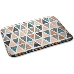 Decormat Bedroom Soft Carpet Anti-Slip Rug Floor Mat Geometric Pattern 75cm X 45cm Decormat Bedroom Soft Carpet Anti-Slip Rug Floor Mat Geometric Pattern 75cm X 45cm