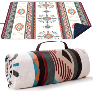 Does Not Apply Waterproof Picnic Blanket, 200x200cm Large Beach Blanket Outdoor Picnic Mat, Bea Does Not Apply Waterproof Picnic Blanket, 200x200cm Large Beach Blanket Outdoor Picnic Mat, Bea