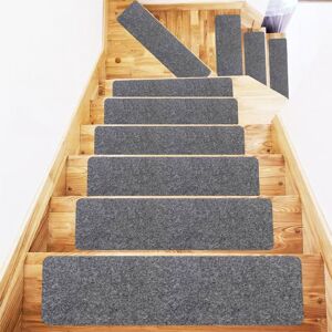 Hoquare 14pcs Carpet Stair Treads, Edging Non Slip Stair Mats, Step Runners Sta Hoquare 14pcs Carpet Stair Treads, Edging Non Slip Stair Mats, Step Runners Sta
