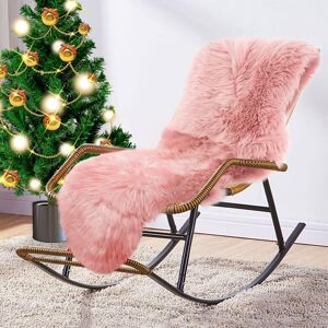 Mh Mylune Home Large Blush Pink Rugs For Bedroom (170x55cm), Mylune Home Genuine Sheepskin Rug Mh Mylune Home Large Blush Pink Rugs For Bedroom (170x55cm), Mylune Home Genuine Sheepskin Rug
