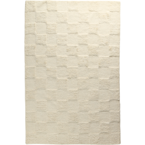 Wsg Eluru Area Rug White Squares 100% Wool Checkerboard Design - 160 X 230cm Wsg Eluru Area Rug White Squares 100% Wool Checkerboard Design - 160 X 230cm