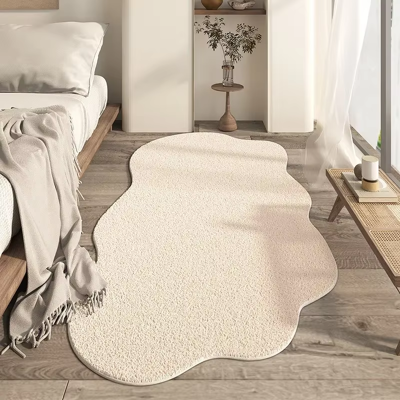 Does Not Apply Cream Style Irregular Carpet Minimalist Bedroom Rugs Living Room Lounge Non-Slip Does Not Apply Cream Style Irregular Carpet Minimalist Bedroom Rugs Living Room Lounge Non-Slip