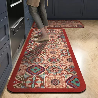 Does Not Apply Kitchen Mat Absorbent Printed Kitchen Rugs Non-Slip Area Mat Hallway Long Carpet Does Not Apply Kitchen Mat Absorbent Printed Kitchen Rugs Non-Slip Area Mat Hallway Long Carpet