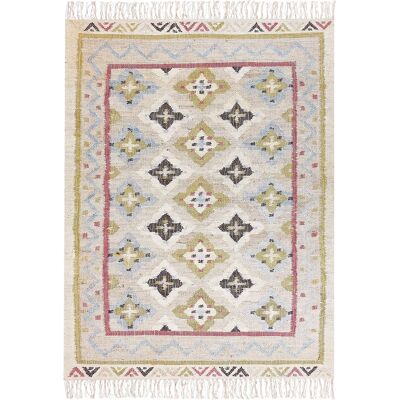 Beliani Jute Area Rug Multicolour Terkos - Area Rug Beliani Jute Area Rug Multicolour Terkos - Area Rug