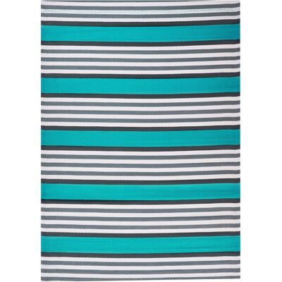 Beliani Turquoise Rectangular Outdoor Rug - Rug Beliani Turquoise Rectangular Outdoor Rug - Rug
