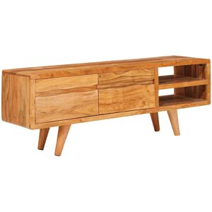 Tv Cabinet With Shelf Brown 110 X 30 X 40 Cm Solid Acacia Wood Vidaxl Tv Cabinet With Shelf Brown 110 X 30 X 40 Cm Solid Acacia Wood Vidaxl