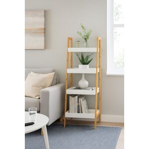 Aspect Kassi 4-Tier Bamboo Ladder Box Shelving Unit/bathroom Kitchen Storage-Br137 Aspect Kassi 4-Tier Bamboo Ladder Box Shelving Unit/bathroom Kitchen Storage-Br137