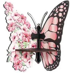 Sodial 3x(Butterfly-Shaped Wall Mount Corner Shelf Wall Mounted Storage Organizer4807 Sodial 3x(Butterfly-Shaped Wall Mount Corner Shelf Wall Mounted Storage Organizer4807