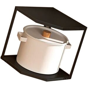 Kitchen Small Corner Shelf Rack Fan Shaped Space Saving Stable Carbon Steel Kitchen Small Corner Shelf Rack Fan Shaped Space Saving Stable Carbon Steel