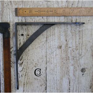 Black Country Metalworks Rustic Iron Blacksmiths \"Gallows\" Shelf Bracket - 200mm X 200mm Black Country Metalworks Rustic Iron Blacksmiths \"Gallows\" Shelf Bracket - 200mm X 200mm