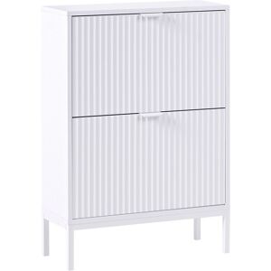 Beliani Shoe Storage Cabinet Adelaide White Beliani Shoe Storage Cabinet Adelaide White