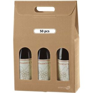 Simpletek 50x Gift Box Packaging Sale Avana For 3 Bottles Of Wine Oil With Window Simpletek 50x Gift Box Packaging Sale Avana For 3 Bottles Of Wine Oil With Window
