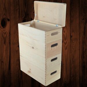 Woodeedoo 4 Tier Long Wooden Crate Set Stackable Storage Boxes Slim Unit 40x20x53.5 Cm Woodeedoo 4 Tier Long Wooden Crate Set Stackable Storage Boxes Slim Unit 40x20x53.5 Cm