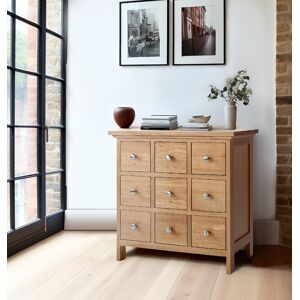 Hallowood Furniture Cd Dvd Organiser, Storage Drawers, Oak Wooden Cabinet With 9 Drawers, Sideboard Hallowood Furniture Cd Dvd Organiser, Storage Drawers, Oak Wooden Cabinet With 9 Drawers, Sideboard