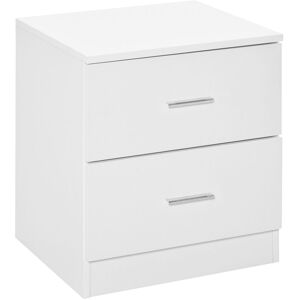 Homcom Bedside Table W/ 2 Drawers, Nightstand, Side Storage Cabinet Unit Homcom Bedside Table W/ 2 Drawers, Nightstand, Side Storage Cabinet Unit