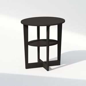 Furinno Tidur 2-Tier Nightstand With Tabletop, Walnut Furinno Tidur 2-Tier Nightstand With Tabletop, Walnut