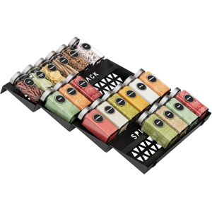 Spice Drawer Organizer, 4 Tier Metal Spice Rack Organiser, Width 32cm Seasoning Spice Drawer Organizer, 4 Tier Metal Spice Rack Organiser, Width 32cm Seasoning