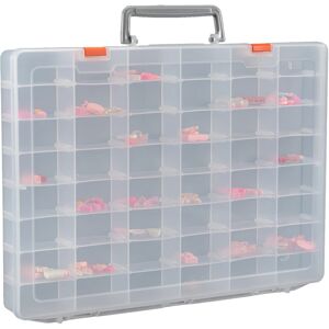 Sodial 2x( 48 Grids Plastic Organizer Box With Adjustable Dividers,Craft Storage8743 Sodial 2x( 48 Grids Plastic Organizer Box With Adjustable Dividers,Craft Storage8743