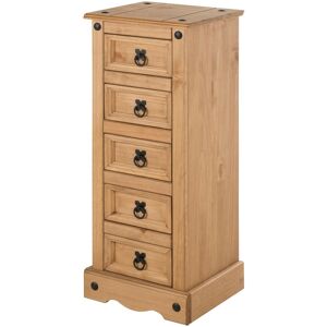 Corona Chest Of Drawers 5 Drawer Bedside Narrow Cabinet Table Mercers Furniture® Corona Chest Of Drawers 5 Drawer Bedside Narrow Cabinet Table Mercers Furniture®
