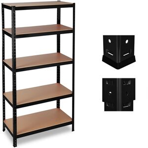 Relaxdays Heavy-Duty Shelving Adjustable Tool Shelf 5 Tiers Easy Assembly Relaxdays Heavy-Duty Shelving Adjustable Tool Shelf 5 Tiers Easy Assembly