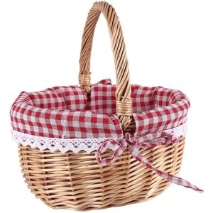 Sodial 4x(Wicker Basket Gift Baskets Empty Oval Willow Woven Picnic Basket With8055 Sodial 4x(Wicker Basket Gift Baskets Empty Oval Willow Woven Picnic Basket With8055