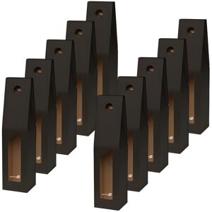 Simpletek 10x Black Gift Box For Wine Oil Bottle With Window Simpletek 10x Black Gift Box For Wine Oil Bottle With Window