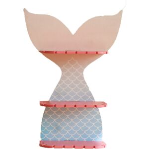 Sodial 3x(Wooden Fishtail Shelf Crystal Wall Shelf Home Bedroom Decoration U3z5)7241 Sodial 3x(Wooden Fishtail Shelf Crystal Wall Shelf Home Bedroom Decoration U3z5)7241