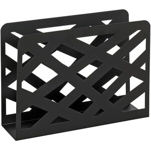 haku Möbel Haku Möbel Magazine Rack Black, Metal - Size: W 35 Cm X H 26 Cm X D 10 Cm, Sty haku Möbel Haku Möbel Magazine Rack Black, Metal - Size: W 35 Cm X H 26 Cm X D 10 Cm, Sty