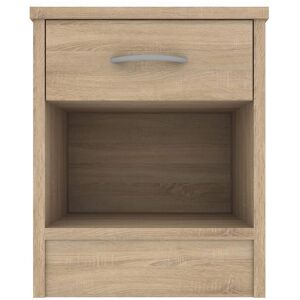 Bardalona Bedside Table Side End Table Oak Finish Nightstand One Drawer Shelf Bardalona Bedside Table Side End Table Oak Finish Nightstand One Drawer Shelf