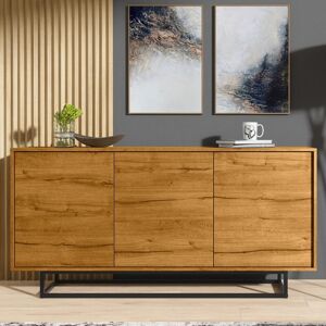 Olivia Furniture Loft Retro Industrial Sideboard Vintage Oak 160cm Tv Unit Cabinet Cupboard Olivia Furniture Loft Retro Industrial Sideboard Vintage Oak 160cm Tv Unit Cabinet Cupboard
