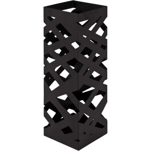 Haku Möbel Umbrella Stand, Metal, Black, W 16 X D 16 X H 48 Cm Haku Möbel Umbrella Stand, Metal, Black, W 16 X D 16 X H 48 Cm