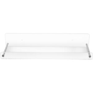 Sodial 2x(2 Pack Acrylic Floating Shelves, 15 L X3.25inch W, Clear Bathroom Wall1199 Sodial 2x(2 Pack Acrylic Floating Shelves, 15 L X3.25inch W, Clear Bathroom Wall1199