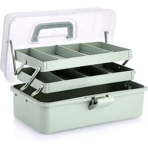 Sodial 2x(3-Layer Plastic Dividing Storage Box Craft Organizer And Storage With2358 Sodial 2x(3-Layer Plastic Dividing Storage Box Craft Organizer And Storage With2358