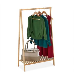 Relaxdays Clothes Rack Bamboo Coat Stand Slim Shoe Shelf Natural Lightweight Slim Design Relaxdays Clothes Rack Bamboo Coat Stand Slim Shoe Shelf Natural Lightweight Slim Design