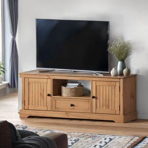 Country Tv Unit Widescreen 2 Door 1 Drawer Media Solid Pine Mercers Furniture® Country Tv Unit Widescreen 2 Door 1 Drawer Media Solid Pine Mercers Furniture®