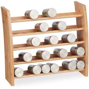 Relaxdays Spice Rack Drawer Kitchen Organiser 5 Shelves Bamboo Material Spice Organiser Relaxdays Spice Rack Drawer Kitchen Organiser 5 Shelves Bamboo Material Spice Organiser