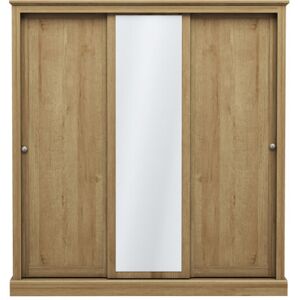 LPD Devon Oak Sliding Door Wardrobe - Traditional Storage LPD Devon Oak Sliding Door Wardrobe - Traditional Storage