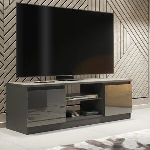 Olivia Furniture Tv Unit 120cm Sideboard Cabinet Cupboard Tv Stand Dark Grey High Gloss Doors Olivia Furniture Tv Unit 120cm Sideboard Cabinet Cupboard Tv Stand Dark Grey High Gloss Doors
