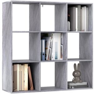 Homcom 9 Cube Storage Unit Cabinet Bookcase Display Shelves, Marble Grey Homcom 9 Cube Storage Unit Cabinet Bookcase Display Shelves, Marble Grey