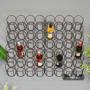 Black Country Metal Works Deluxe Steel 12 Bottle Wall Mounted Wine Rack Black Country Metal Works Deluxe Steel 12 Bottle Wall Mounted Wine Rack