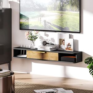 Floating Tv Cabinet Home 120cm Floating Tv Flip Door Cabinet Unit Storage Media Console Compartments Floating Tv Cabinet Home 120cm Floating Tv Flip Door Cabinet Unit Storage Media Console Compartments