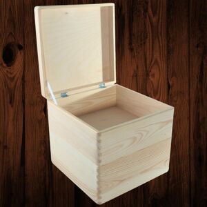 Woodeedoo 2 Tier Square Wooden Storage Crate Set Stackable Cube Lidded Boxes 30x30x27.5 Cm Woodeedoo 2 Tier Square Wooden Storage Crate Set Stackable Cube Lidded Boxes 30x30x27.5 Cm