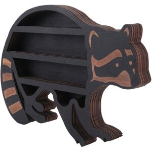 Sodial 2x(Raccoon Wall Shelf Crystal Display Organizer Hanging Floating Shelf For9067 Sodial 2x(Raccoon Wall Shelf Crystal Display Organizer Hanging Floating Shelf For9067