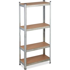 Relaxdays Heavy Duty Shelving Unit Adjustable Metal Shelves Multipurpose Garage Shelf Relaxdays Heavy Duty Shelving Unit Adjustable Metal Shelves Multipurpose Garage Shelf